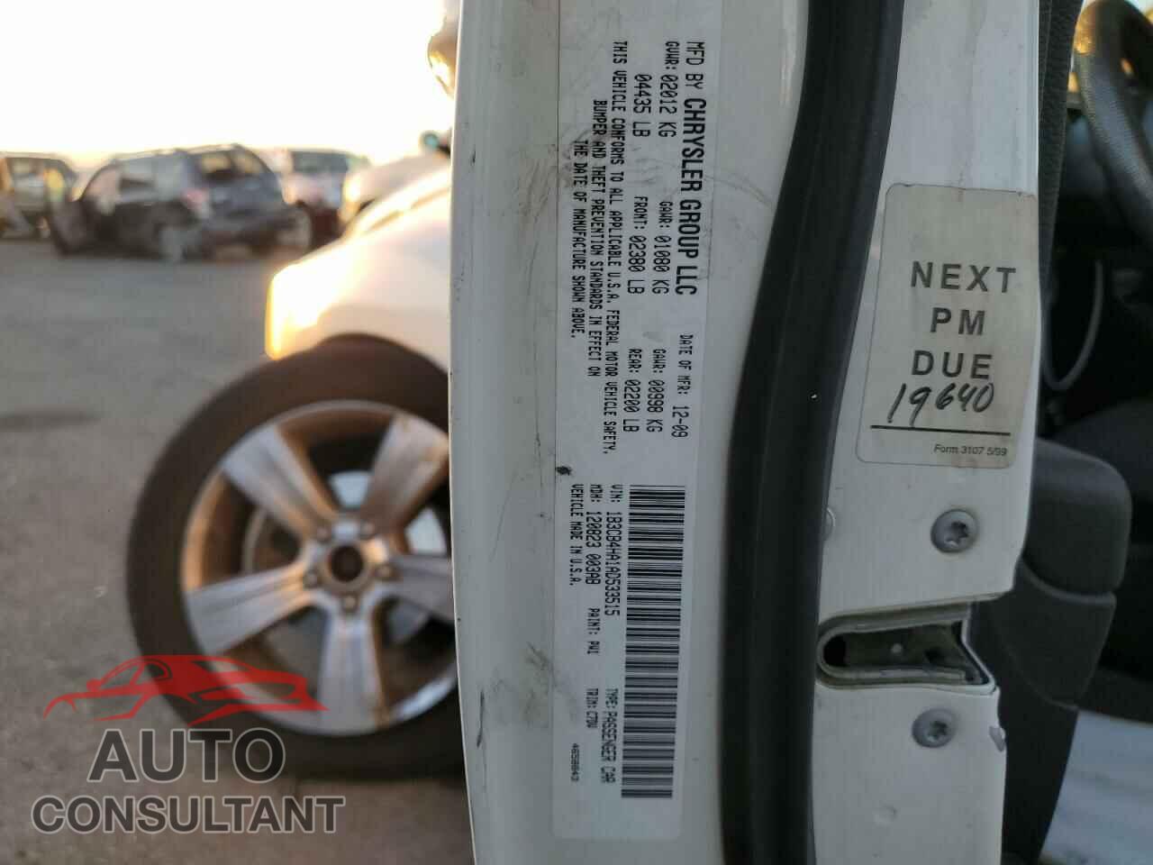 DODGE CALIBER 2010 - 1B3CB4HA1AD533515