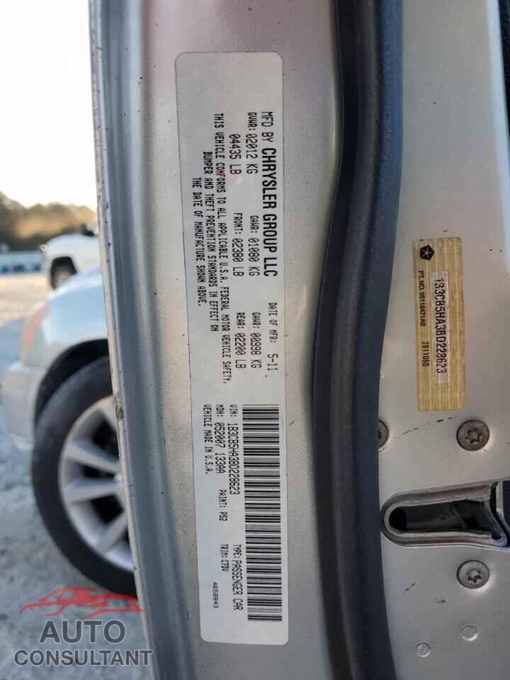 DODGE CALIBER 2011 - 1B3CB5HA3BD228623