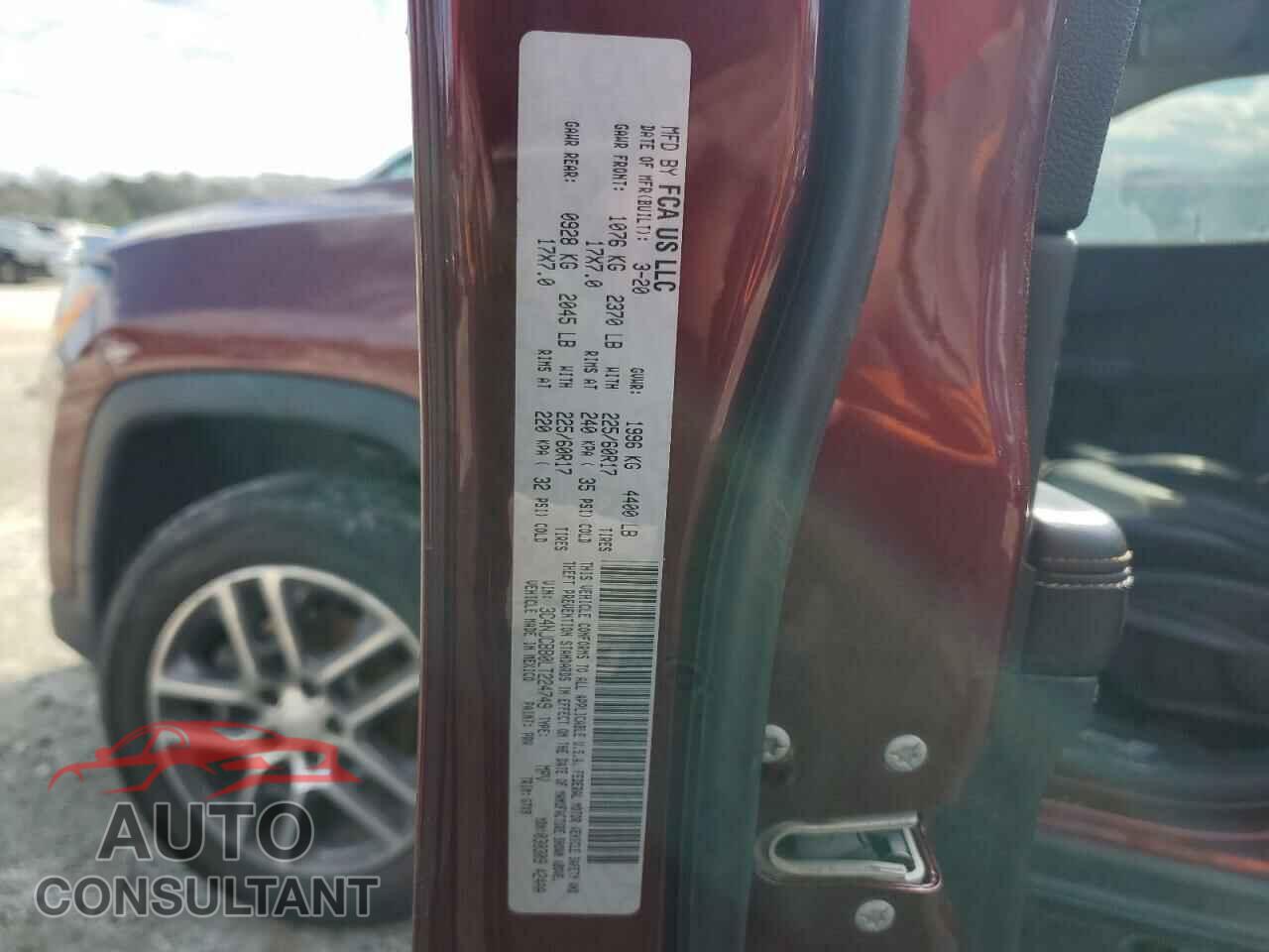 JEEP COMPASS 2020 - 3C4NJCBB0LT224749