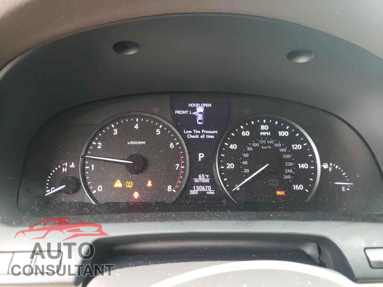 LEXUS LS460 2013 - JTHBL5EF2D5122215