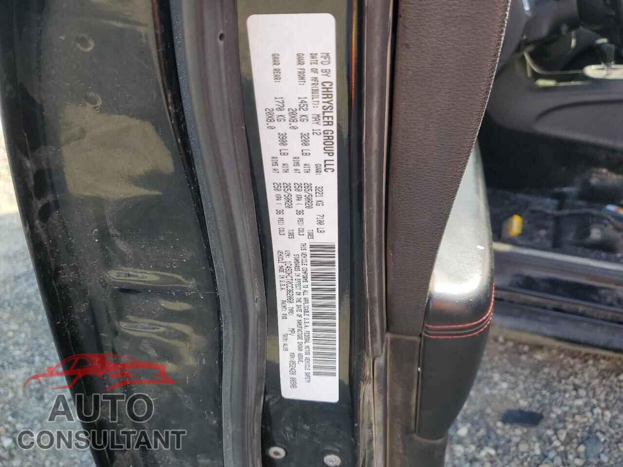 DODGE DURANGO 2012 - 1C4SDHCT0CC362060