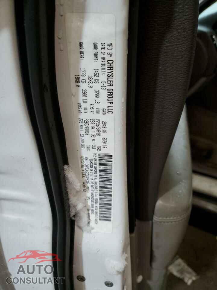 DODGE DURANGO 2013 - 1C4RDJAG1DC675387