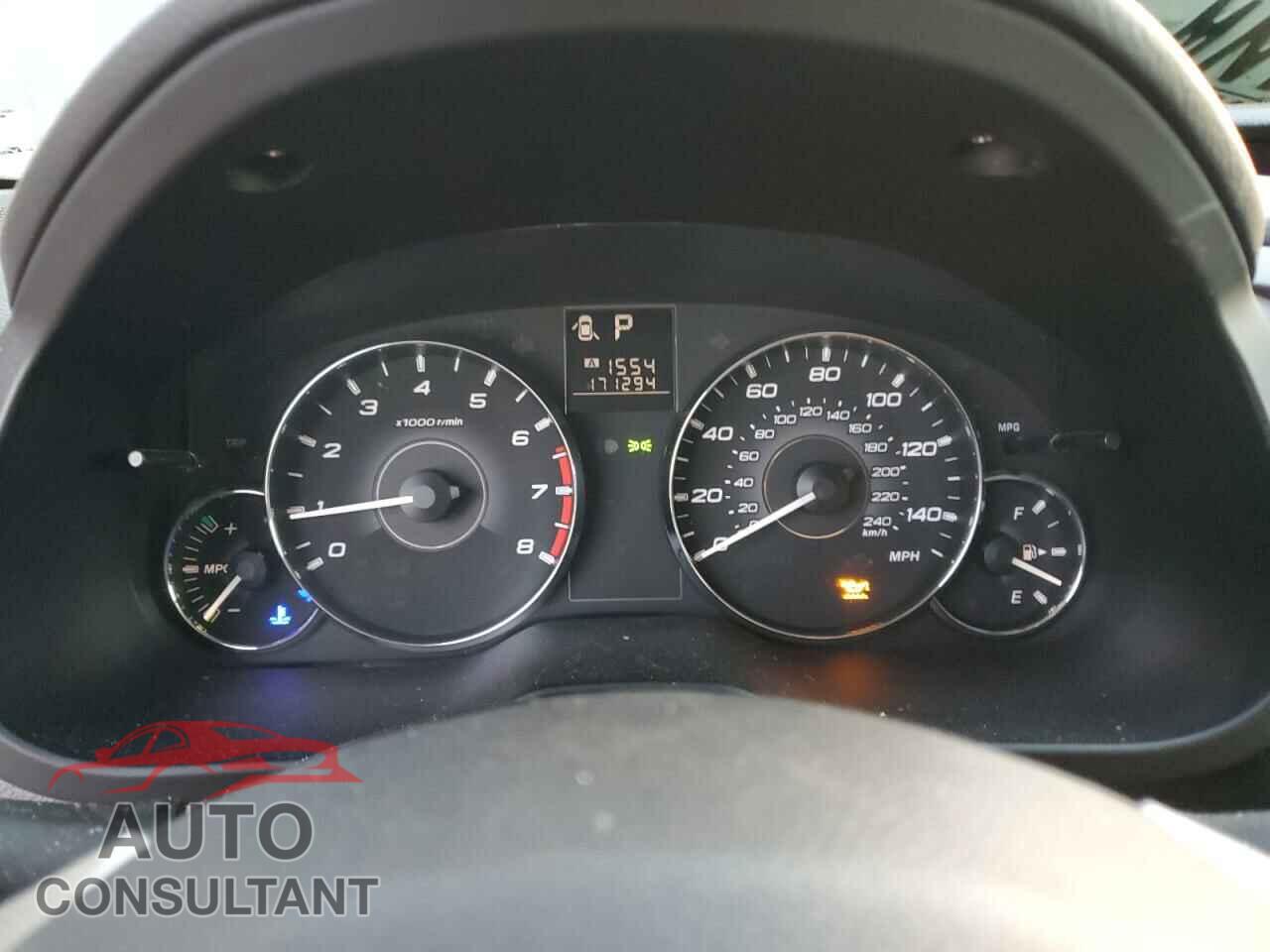 SUBARU OUTBACK 2012 - 4S4BRCLC9C3216112