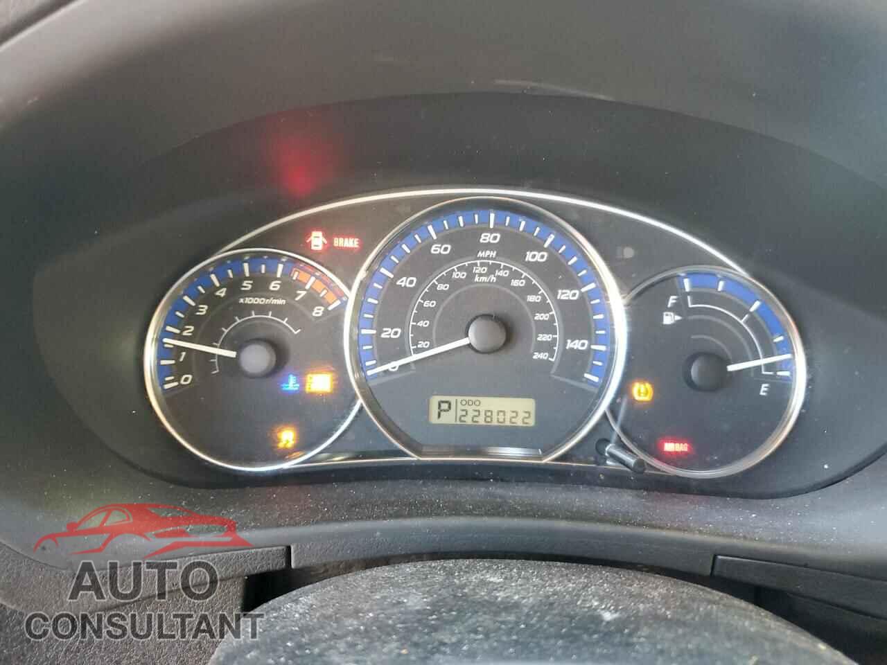 SUBARU FORESTER 2012 - JF2SHADCXCH463525