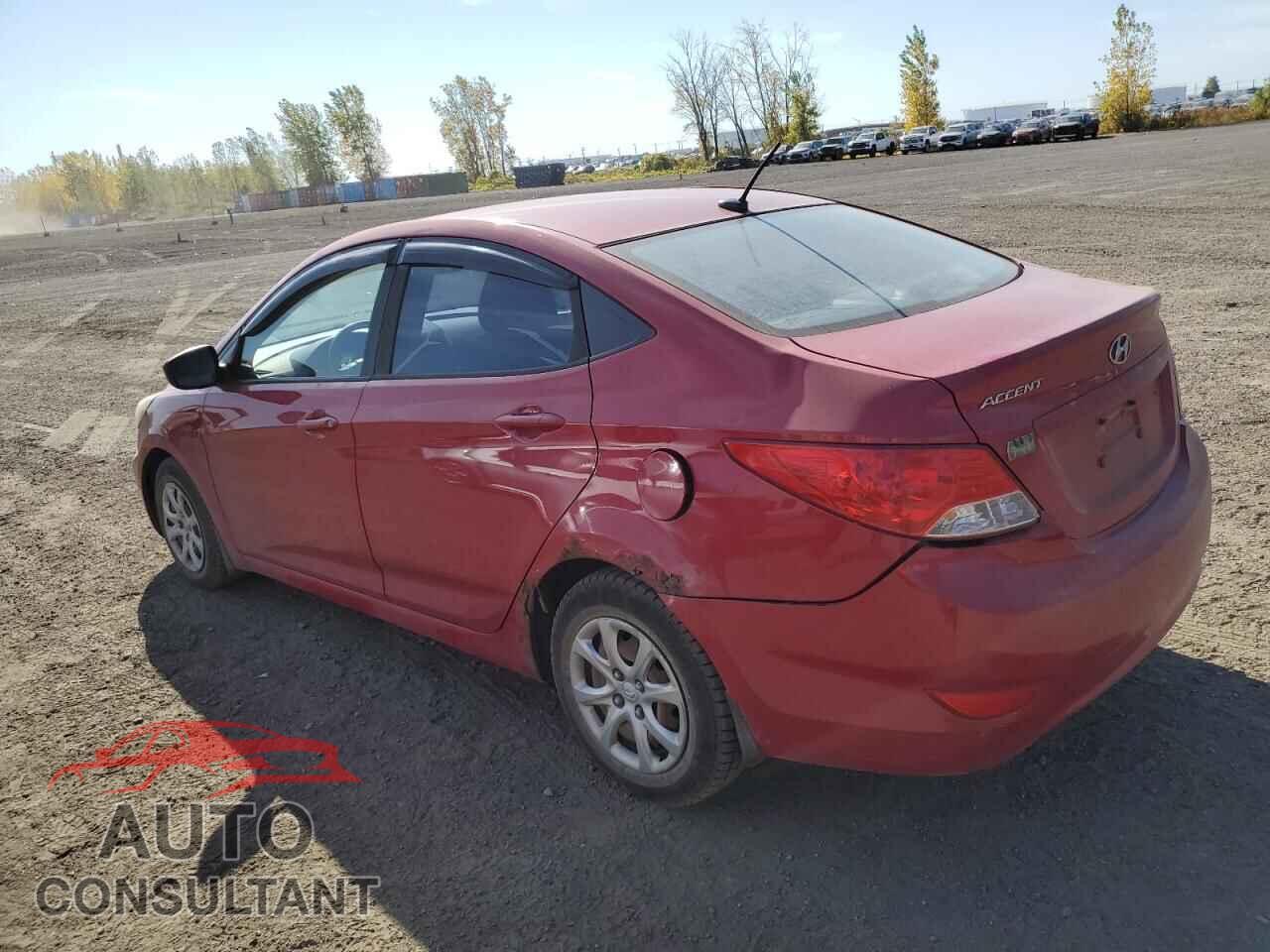 HYUNDAI ACCENT 2012 - KMHCT4AE9CU257625