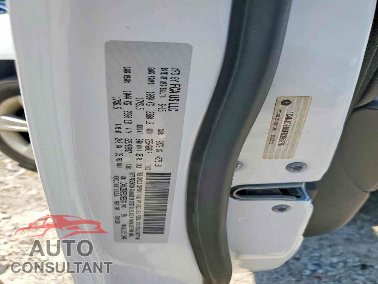 JEEP COMPASS 2015 - 1C4NJDEB5FD395976