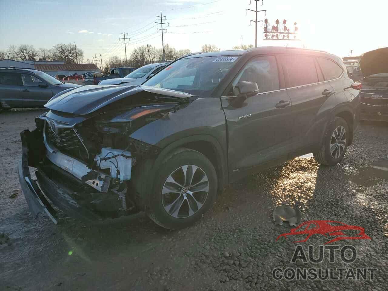 TOYOTA HIGHLANDER 2021 - 5TDGBRCH7MS023079