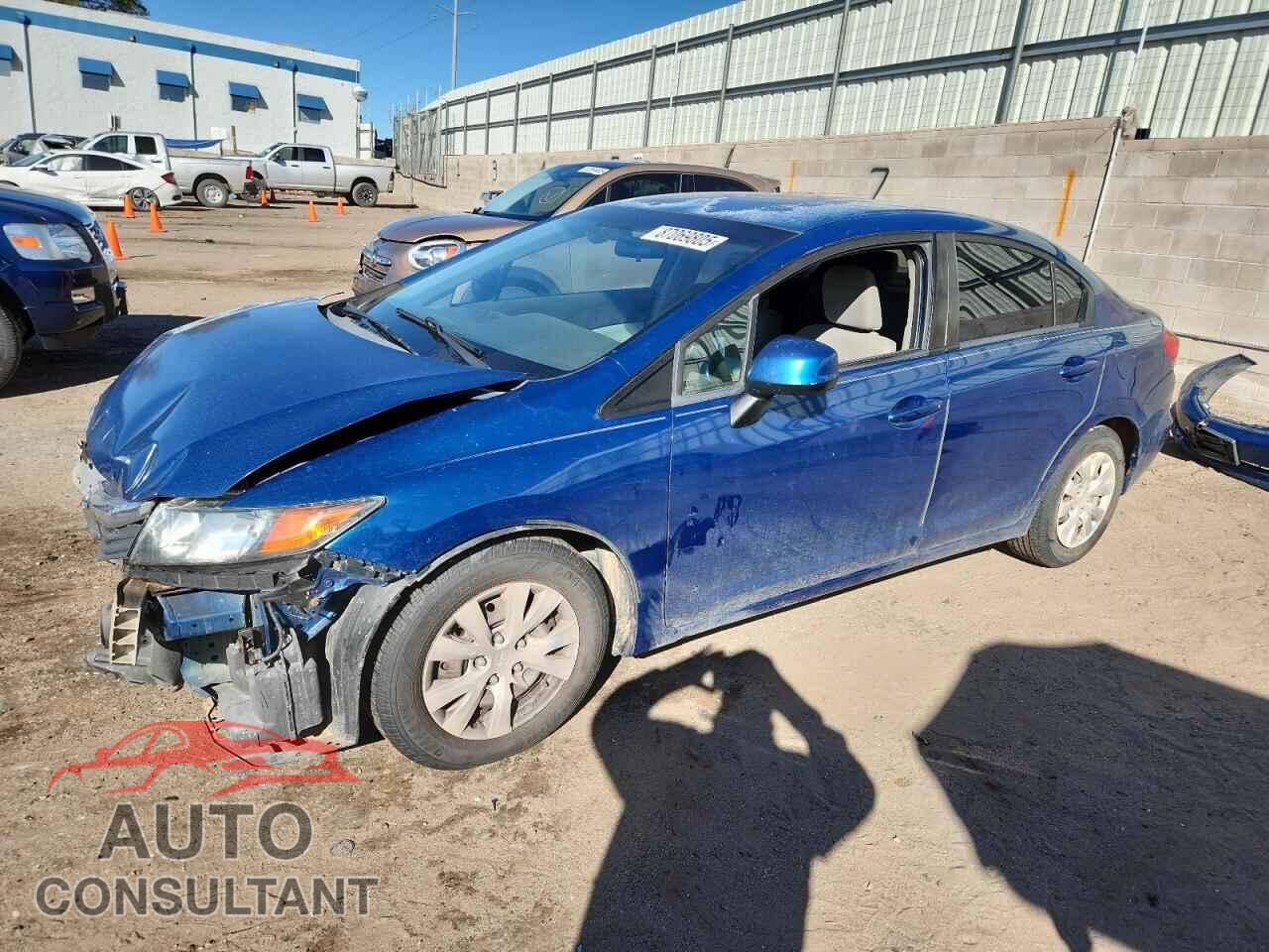 HONDA CIVIC 2012 - 2HGFB2F54CH509481