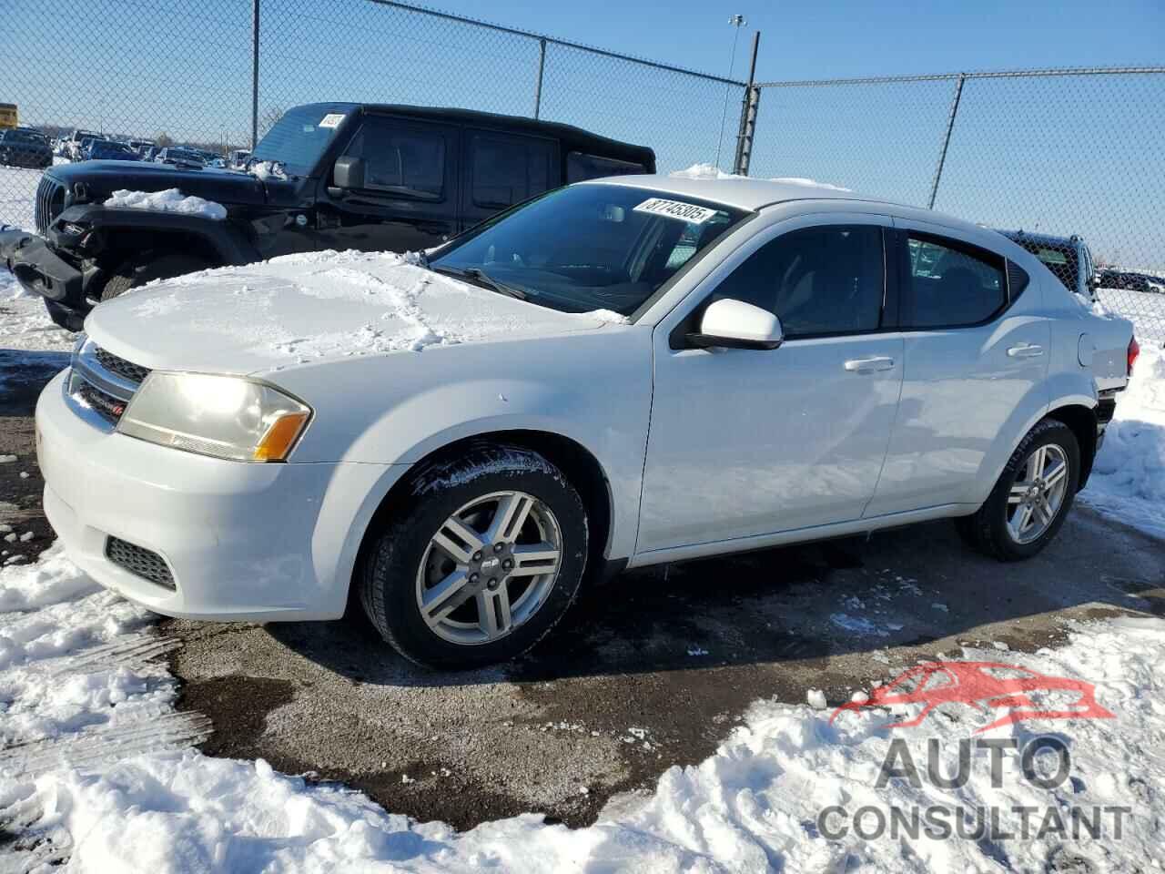 DODGE AVENGER 2012 - 1C3CDZCB2CN290580