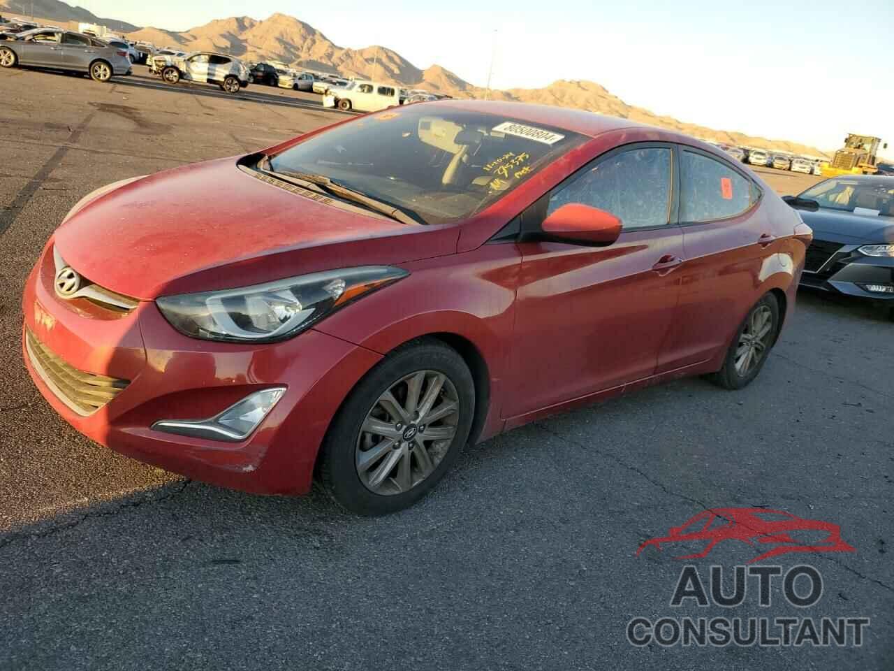 HYUNDAI ELANTRA 2014 - KMHDH4AEXEU029982