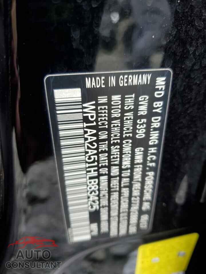 PORSCHE MACAN 2017 - WP1AA2A51HLB83425