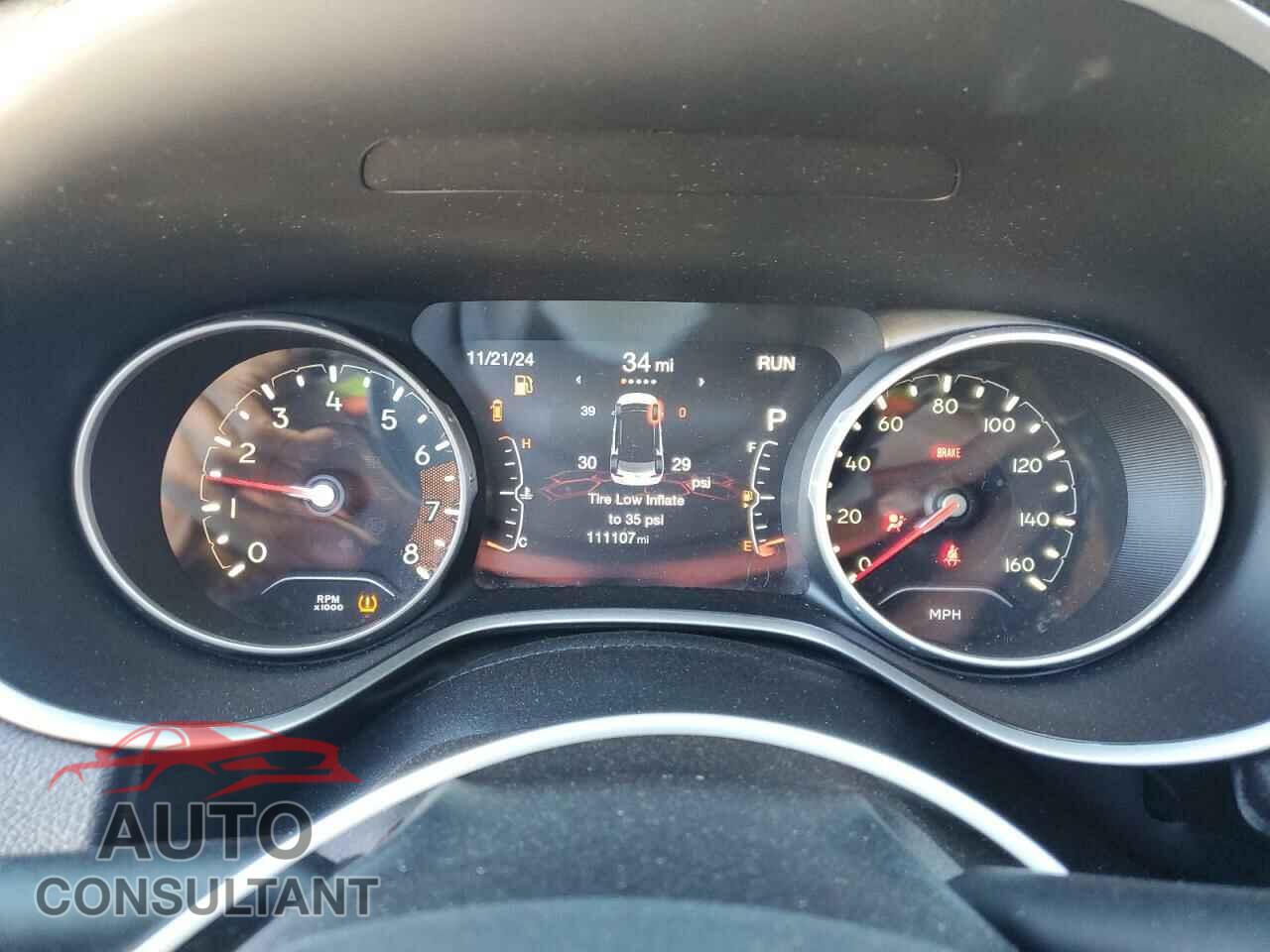 JEEP COMPASS 2017 - 3C4NJDCB9HT624207