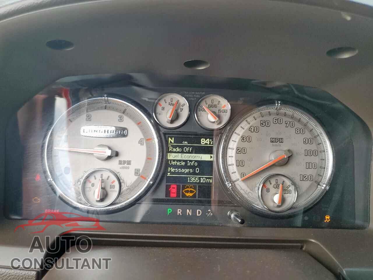 DODGE RAM 3500 2012 - 3C63D3FL5CG167188