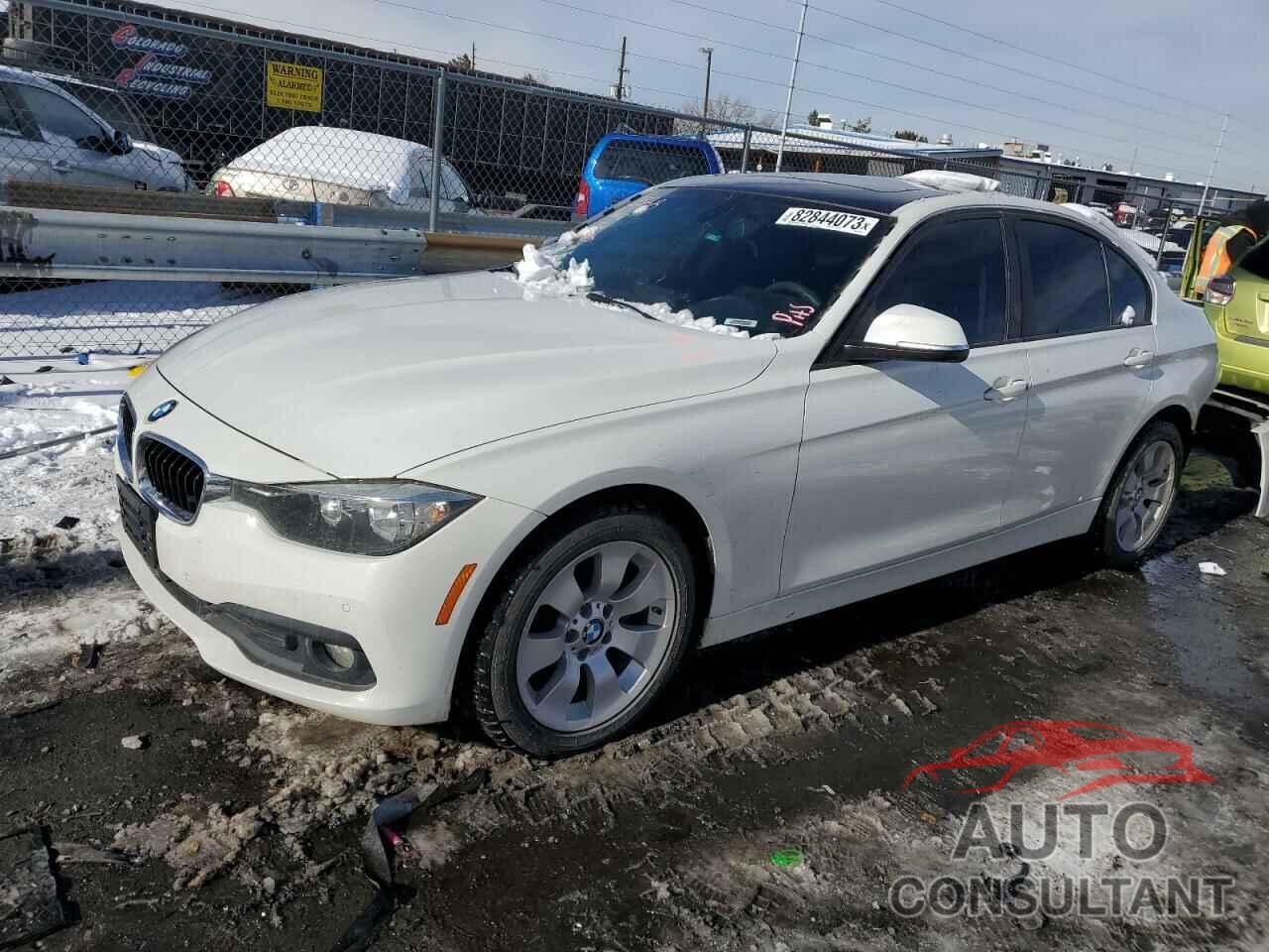 BMW 3 SERIES 2017 - WBA8E5G34HNU42583