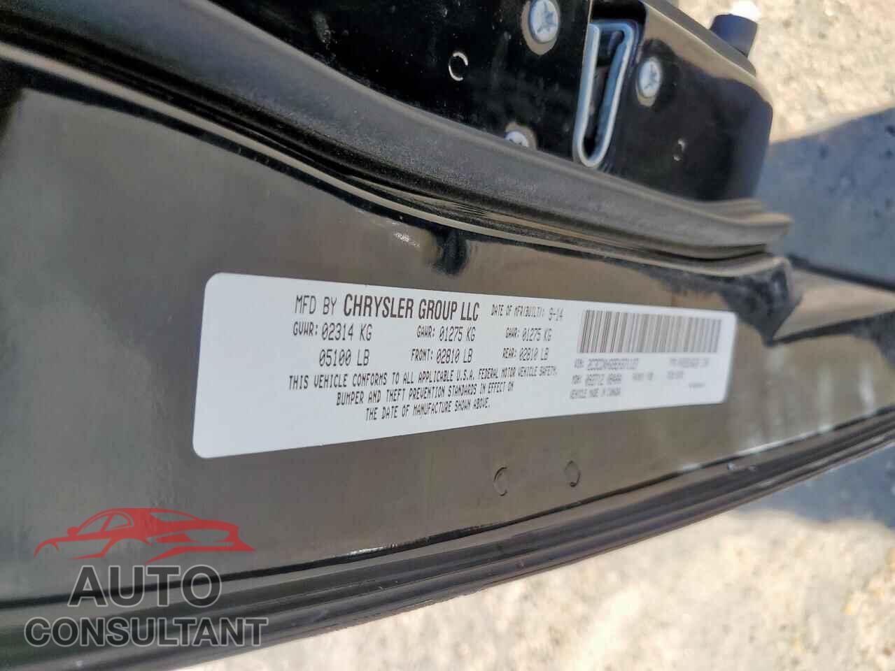 DODGE CHARGER 2014 - 2C3CDXHG9EH371127