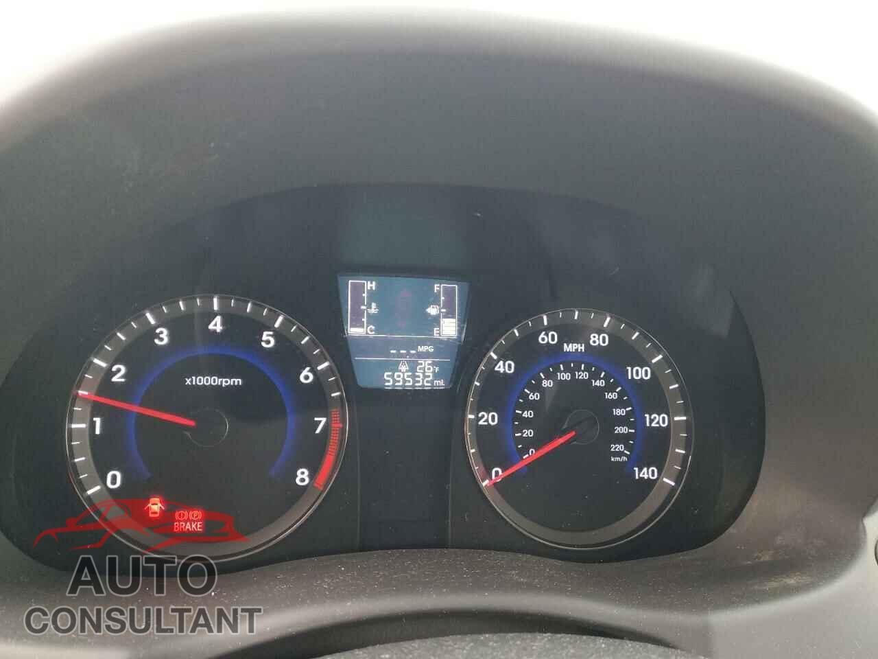 HYUNDAI ACCENT 2016 - KMHCU5AE3GU239968