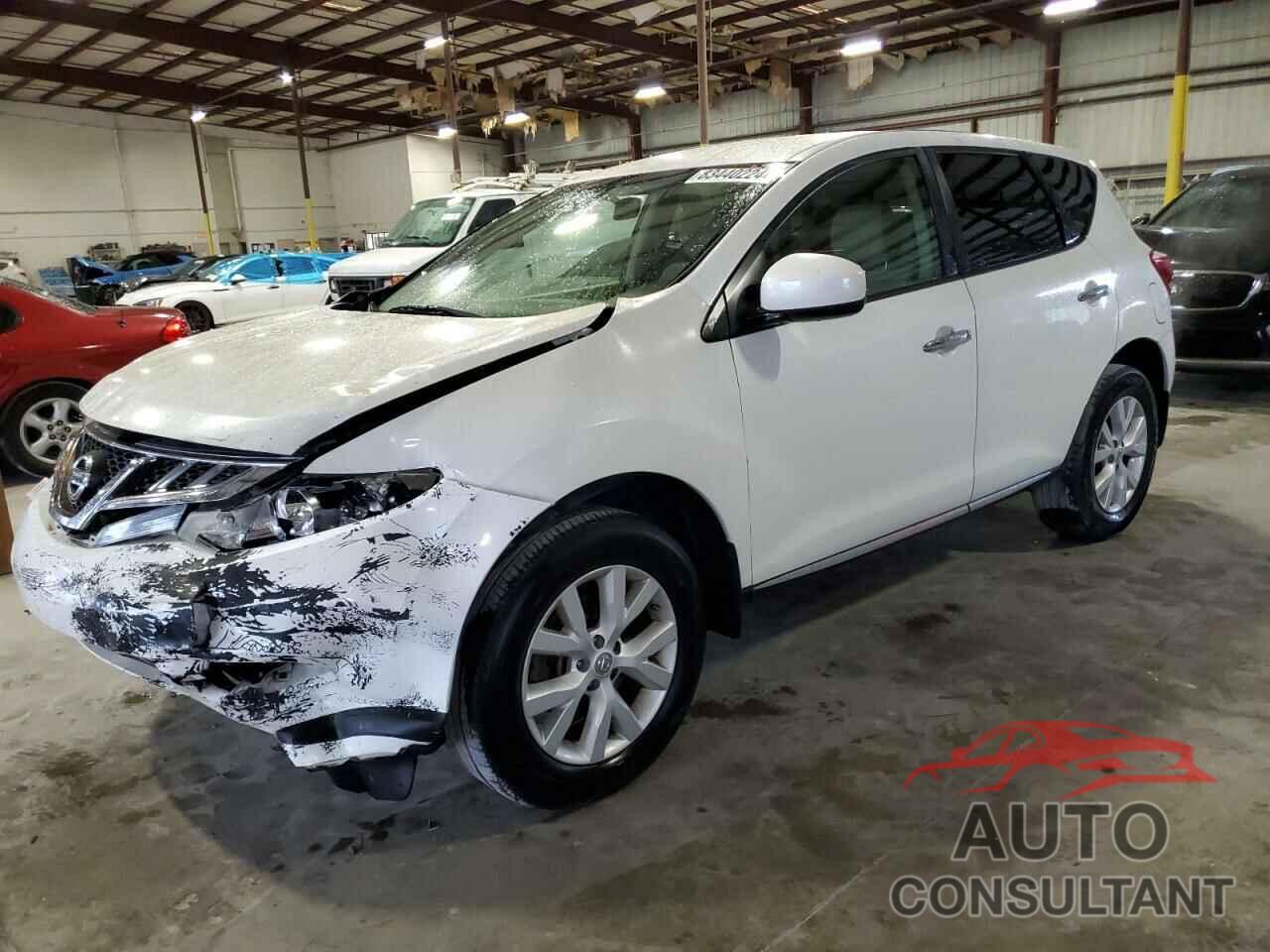 NISSAN MURANO 2012 - JN8AZ1MU2CW118425