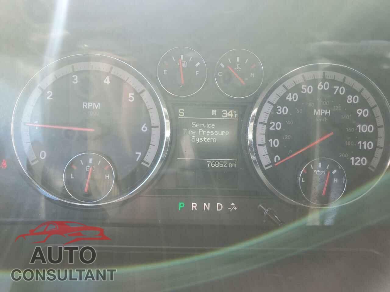 DODGE RAM 1500 2012 - 1C6RD7HT3CS139543