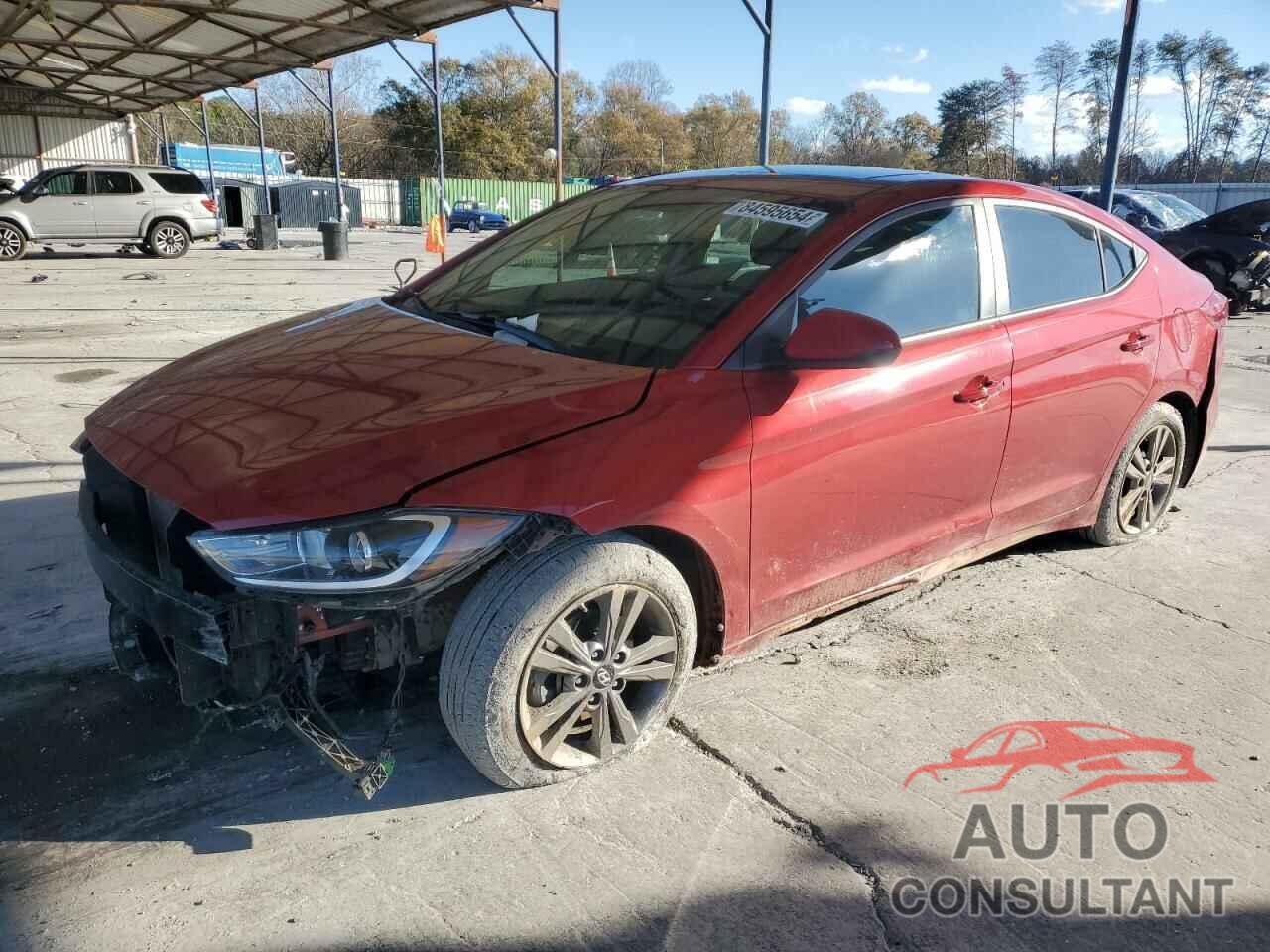 HYUNDAI ELANTRA 2017 - KMHD84LF9HU248491