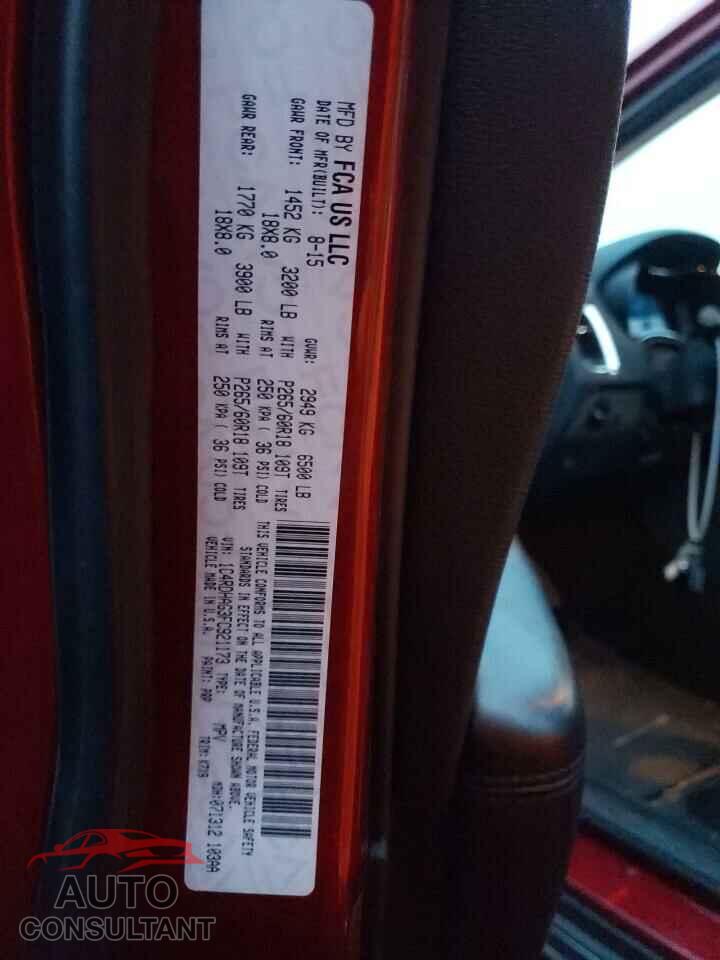 DODGE DURANGO 2015 - 1C4RDHAG3FC921173
