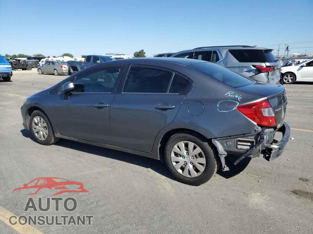 HONDA CIVIC 2012 - 2HGFB2F52CH584132