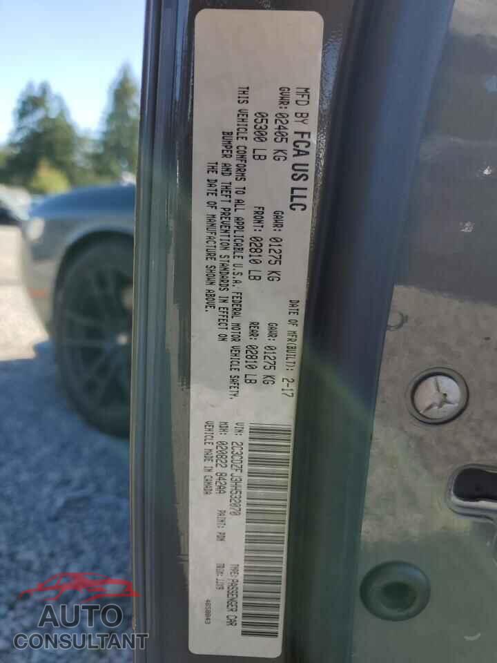 DODGE CHALLENGER 2017 - 2C3CDZFJ3HH532070