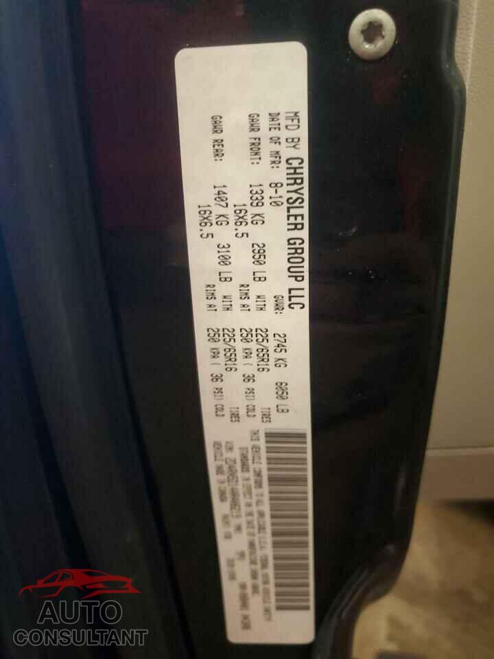 DODGE CARAVAN 2010 - 2D4RN5D14AR406219