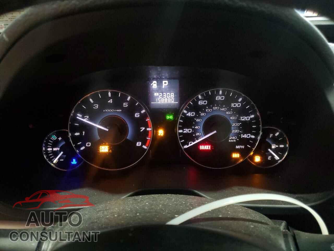 SUBARU OUTBACK 2012 - 4S4BRBCC2C3293513