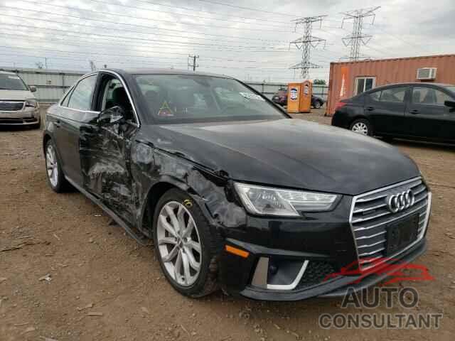 AUDI A4 2019 - WAUDNAF46KN020257