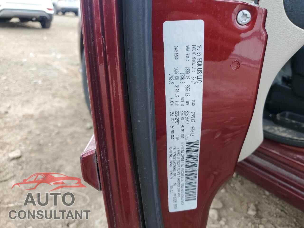 DODGE CARAVAN 2017 - 2C4RDGCG7HR791898