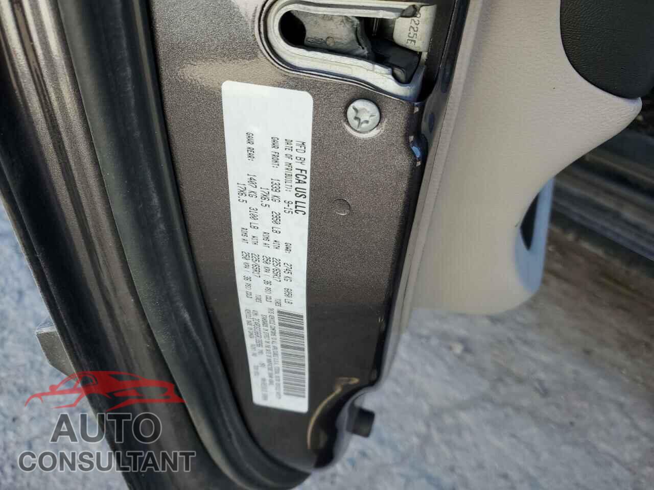 DODGE CARAVAN 2016 - 2C4RDGCG6GR139286