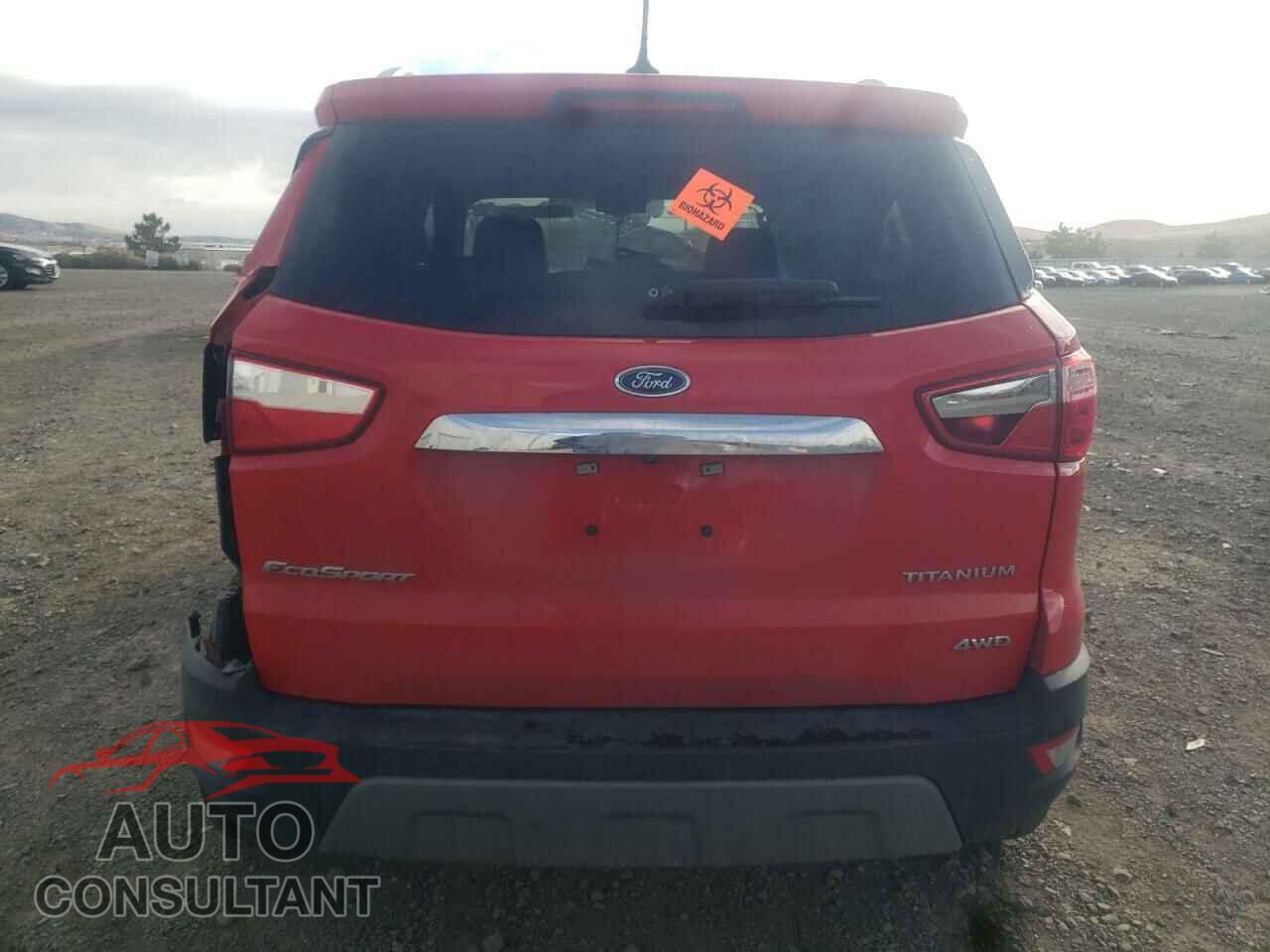 FORD ECOSPORT 2020 - MAJ6S3KLXLC353156