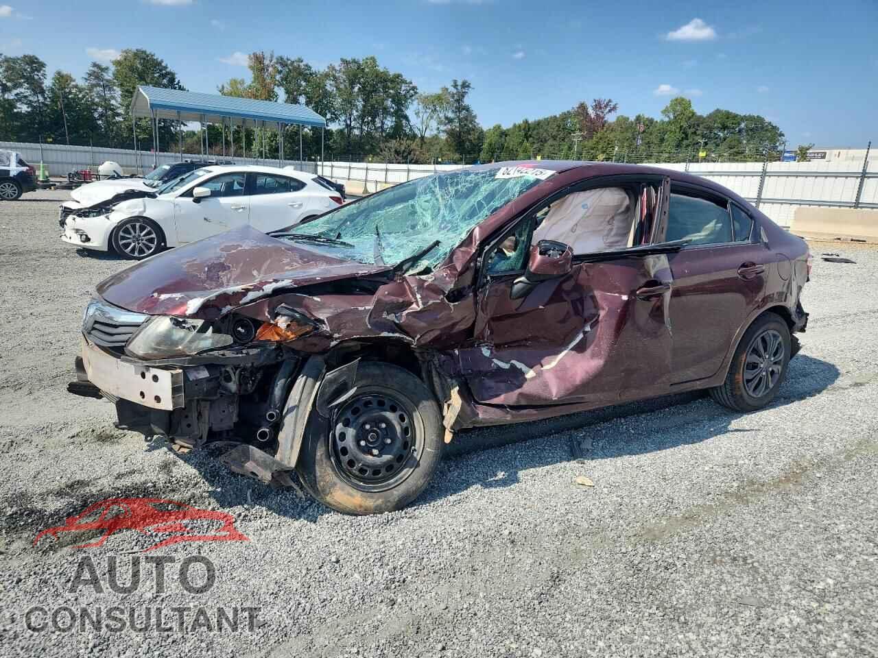 HONDA CIVIC 2012 - 19XFB2F54CE058305