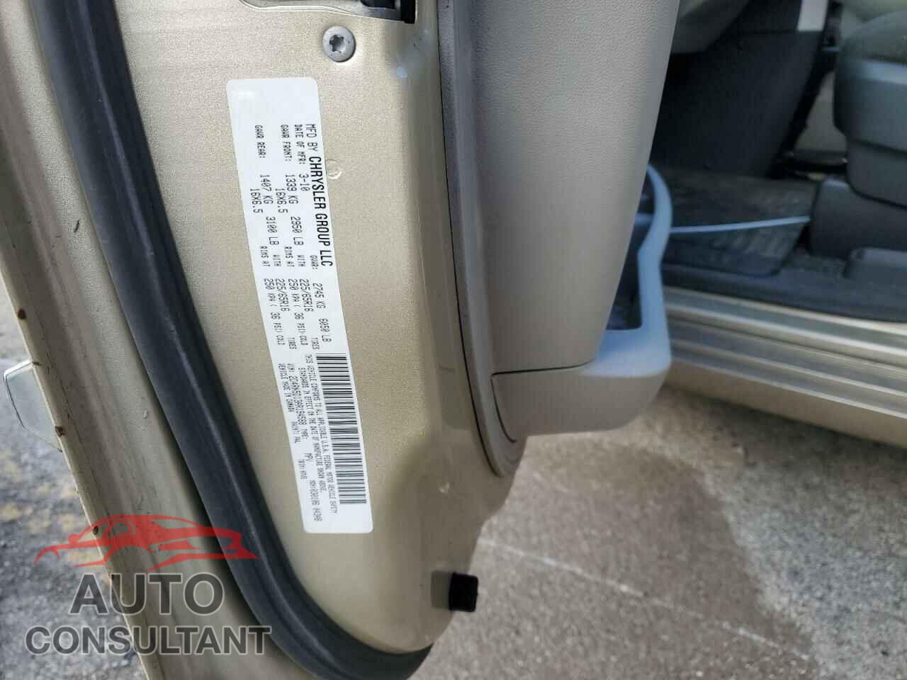 DODGE CARAVAN 2010 - 2D4RN5D13AR194588