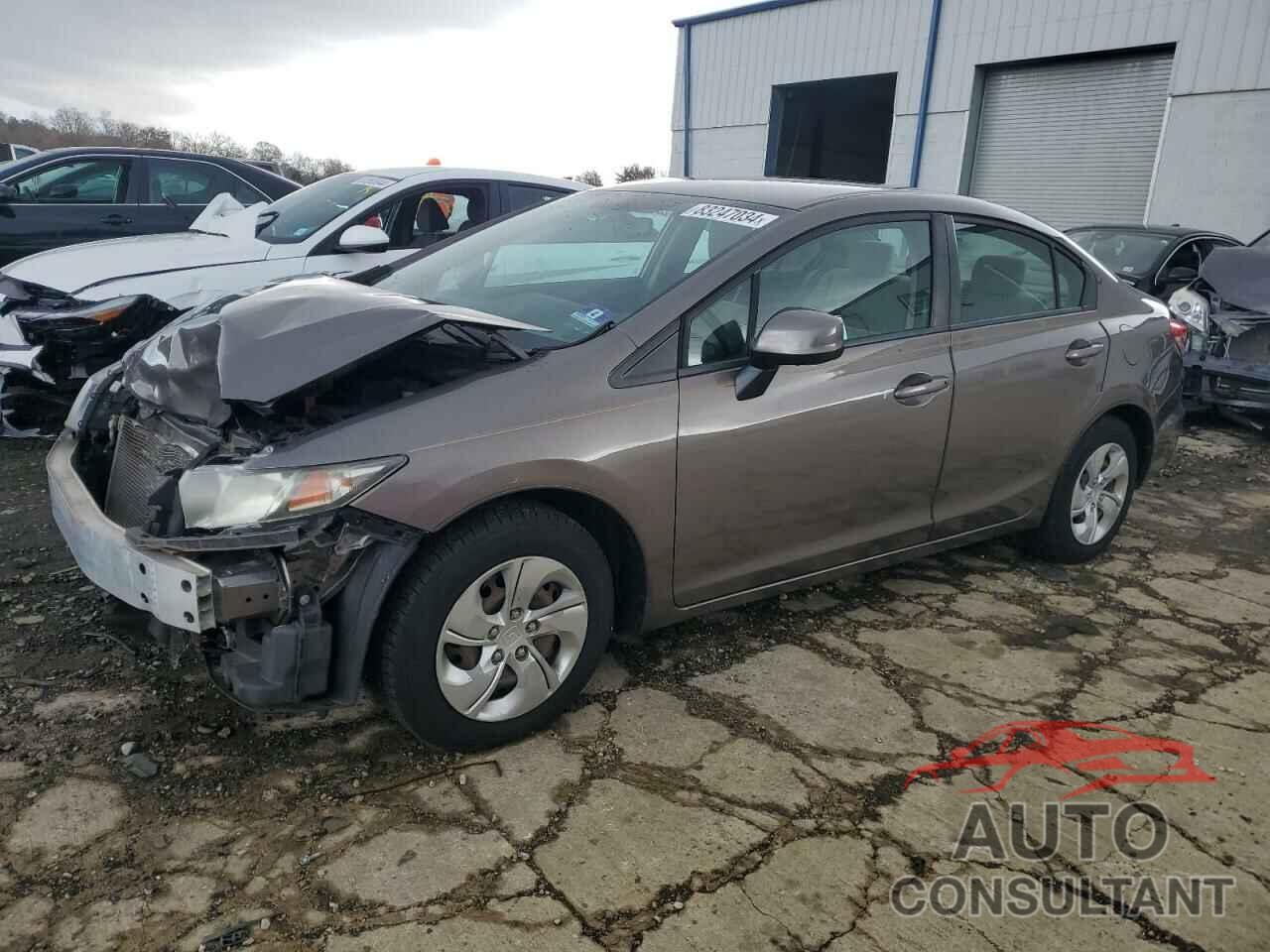 HONDA CIVIC 2013 - 19XFB2F55DE227877