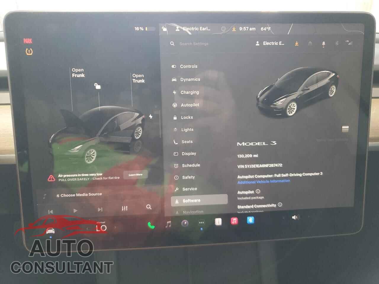 TESLA MODEL 3 2022 - 5YJ3E1EA6NF287472