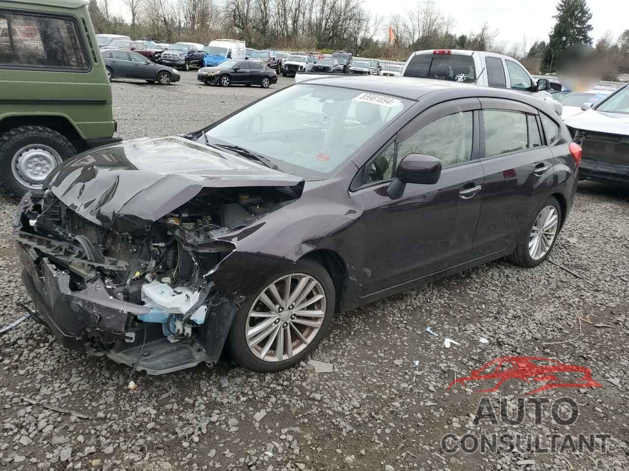 SUBARU IMPREZA 2013 - JF1GPAH68D2841489