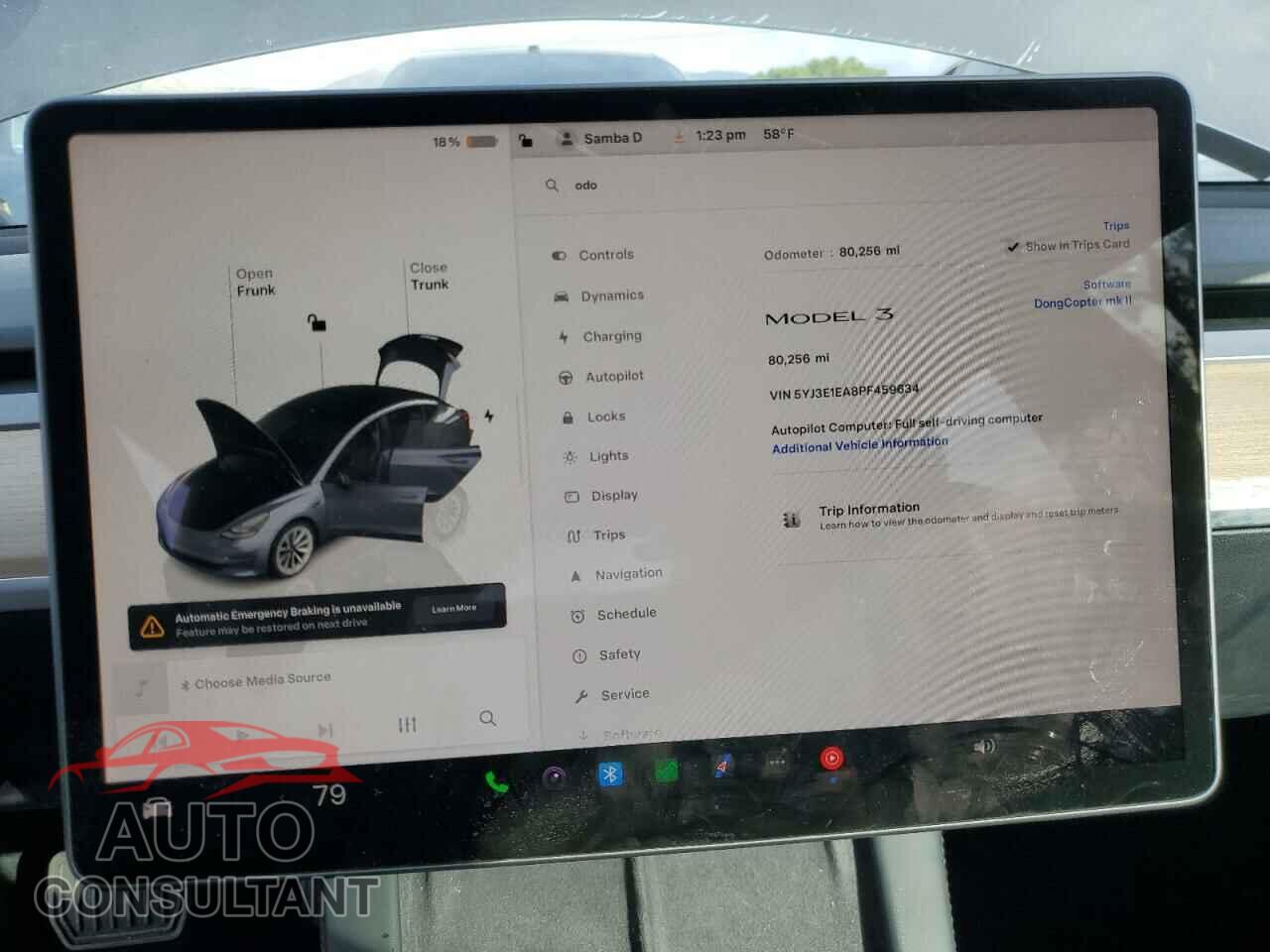 TESLA MODEL 3 2023 - 5YJ3E1EA8PF459634