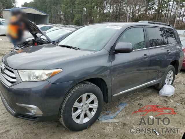 TOYOTA HIGHLANDER 2012 - 5TDBK3EH2CS112870
