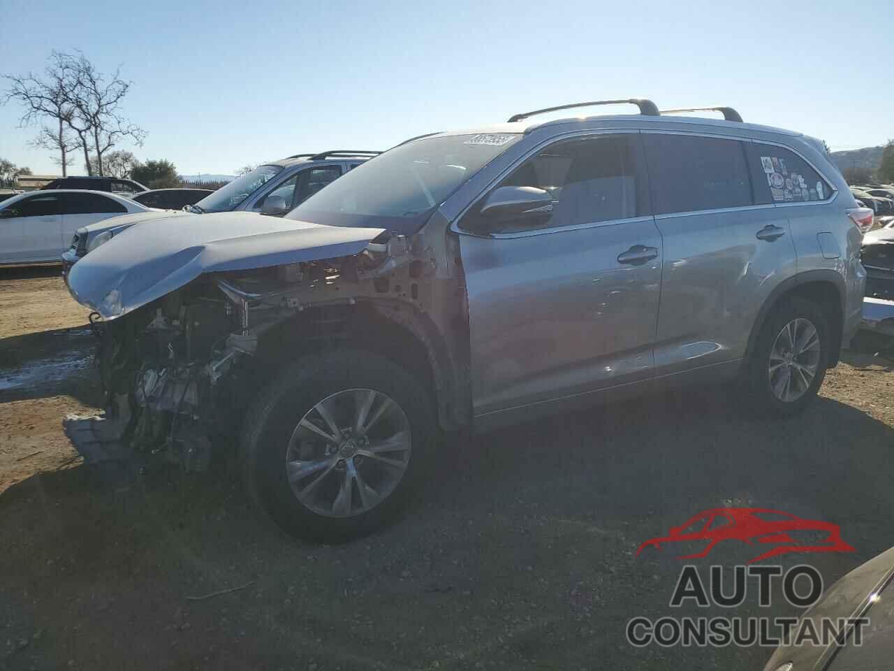 TOYOTA HIGHLANDER 2015 - 5TDJKRFH0FS153533