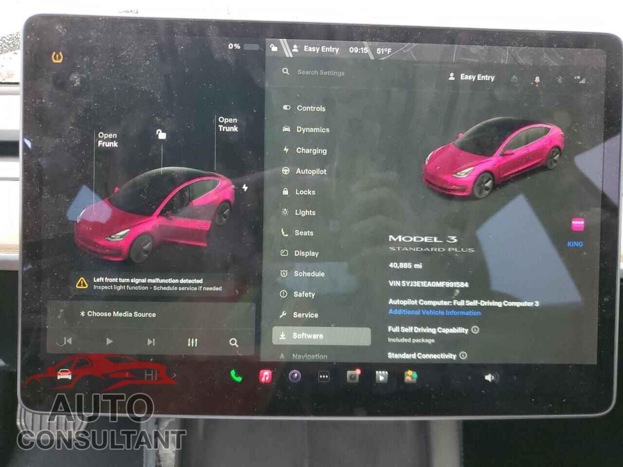 TESLA MODEL 3 2021 - 5YJ3E1EA0MF991584