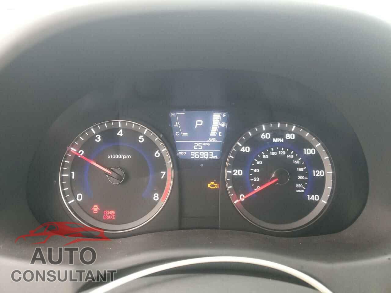 HYUNDAI ACCENT 2012 - KMHCU5AEXCU017714