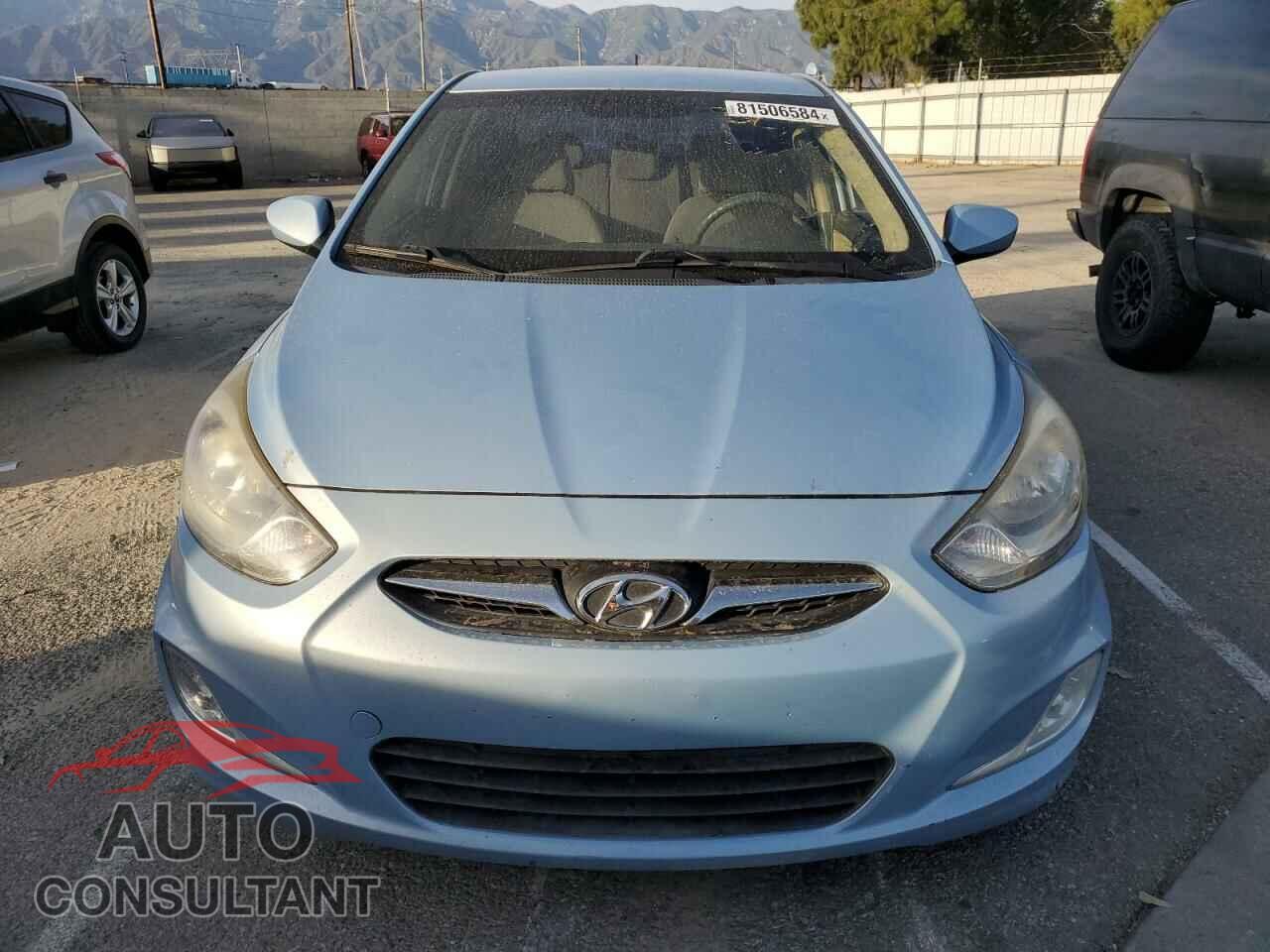 HYUNDAI ACCENT 2012 - KMHCU4AE0CU057309