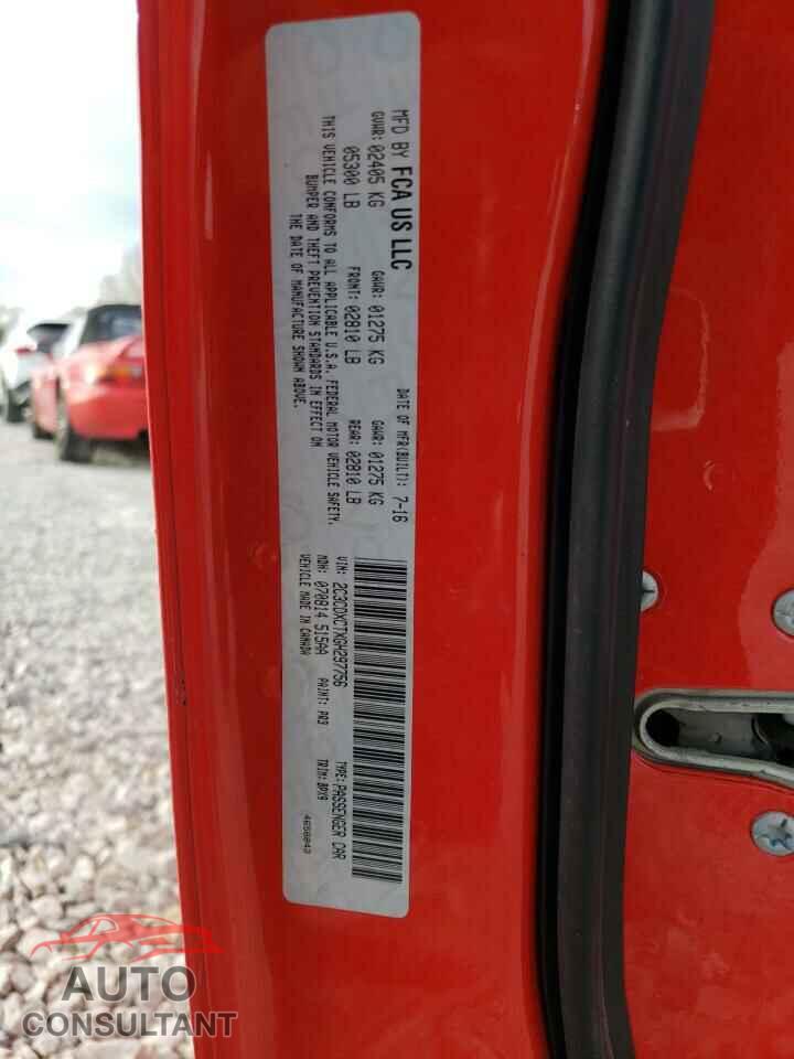 DODGE CHARGER 2016 - 2C3CDXCTXGH297756