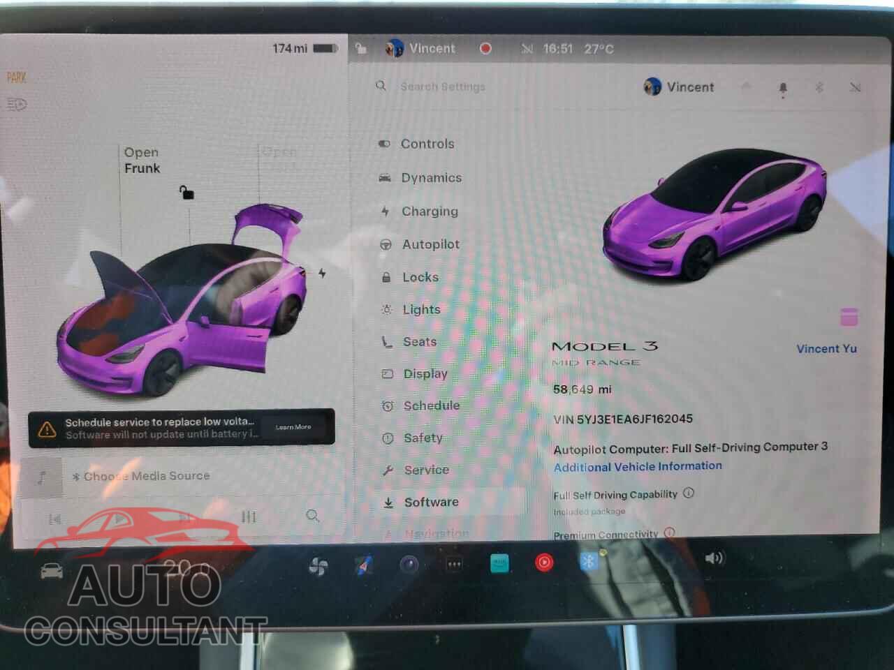 TESLA MODEL 3 2018 - 5YJ3E1EA6JF162045