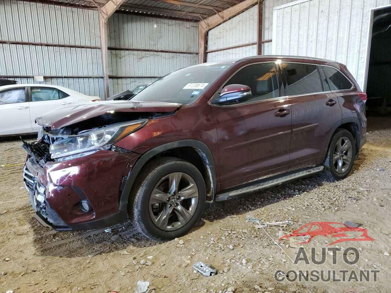 TOYOTA HIGHLANDER 2017 - 5TDYZRFH5HS214940