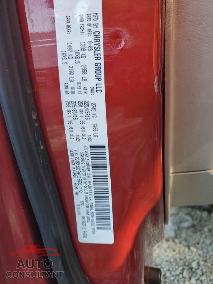 DODGE CARAVAN 2010 - 2D4RN5D15AR116636
