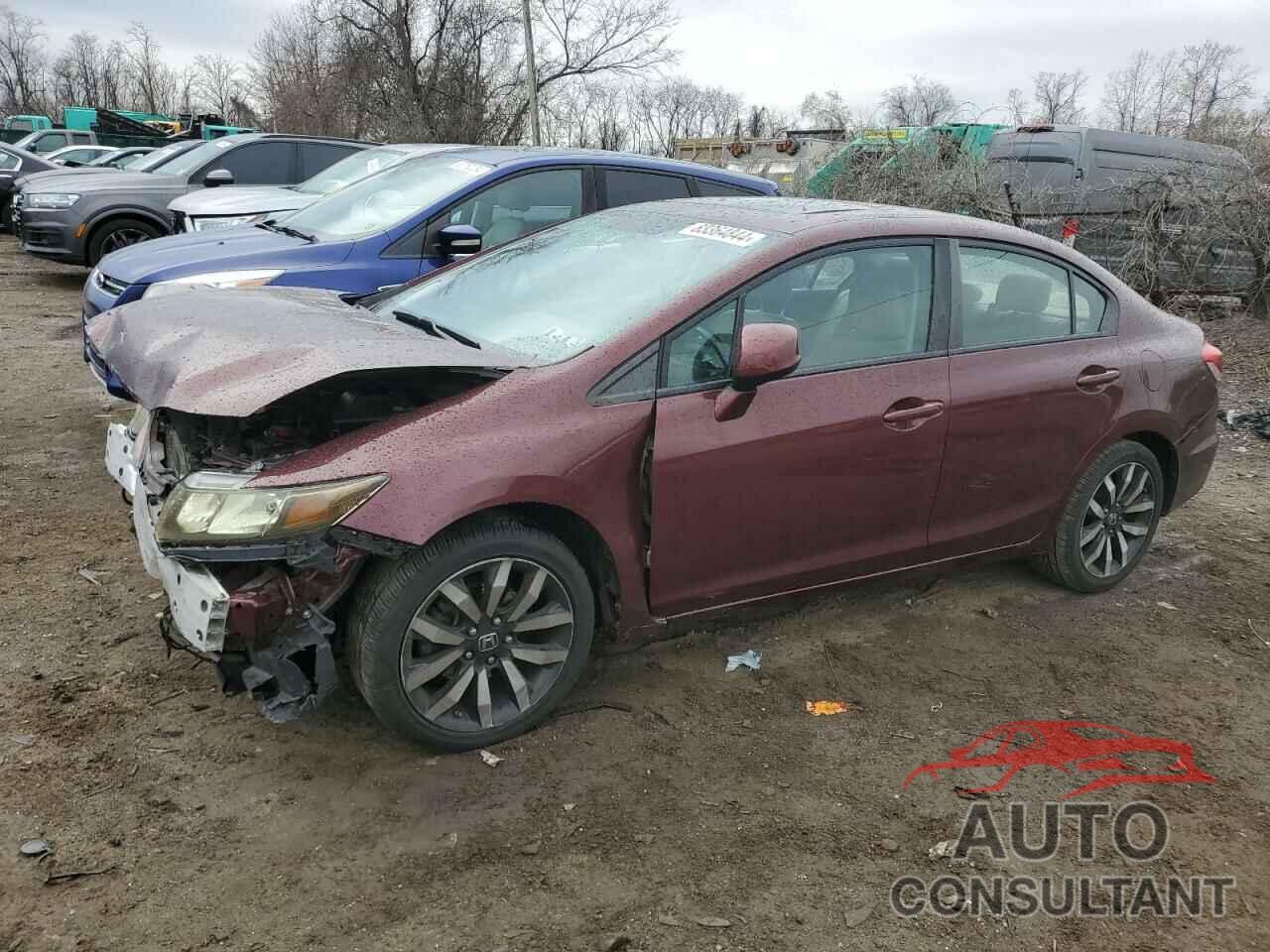 HONDA CIVIC 2013 - 19XFB2F96DE236395