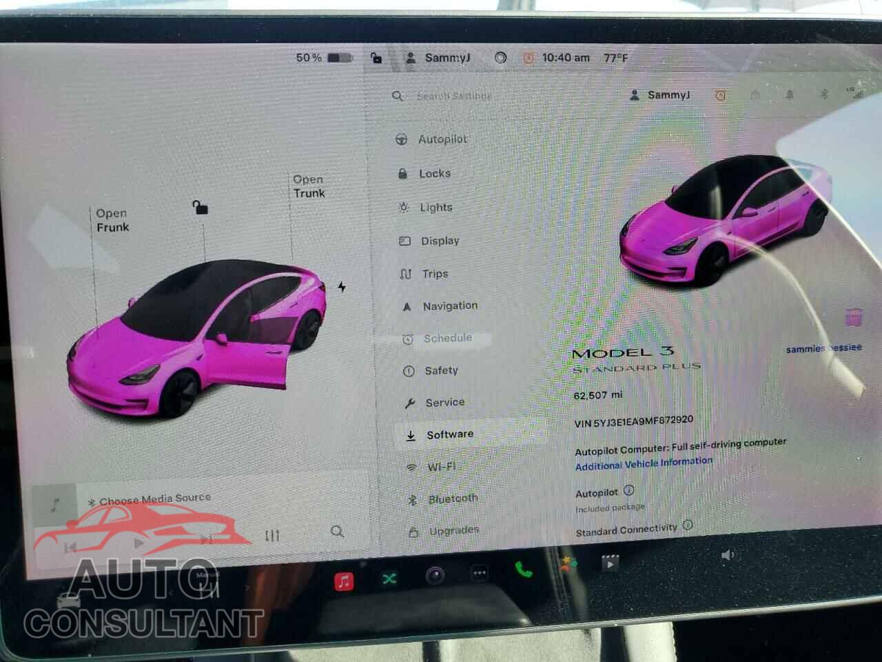 TESLA MODEL 3 2021 - 5YJ3E1EA9MF872920