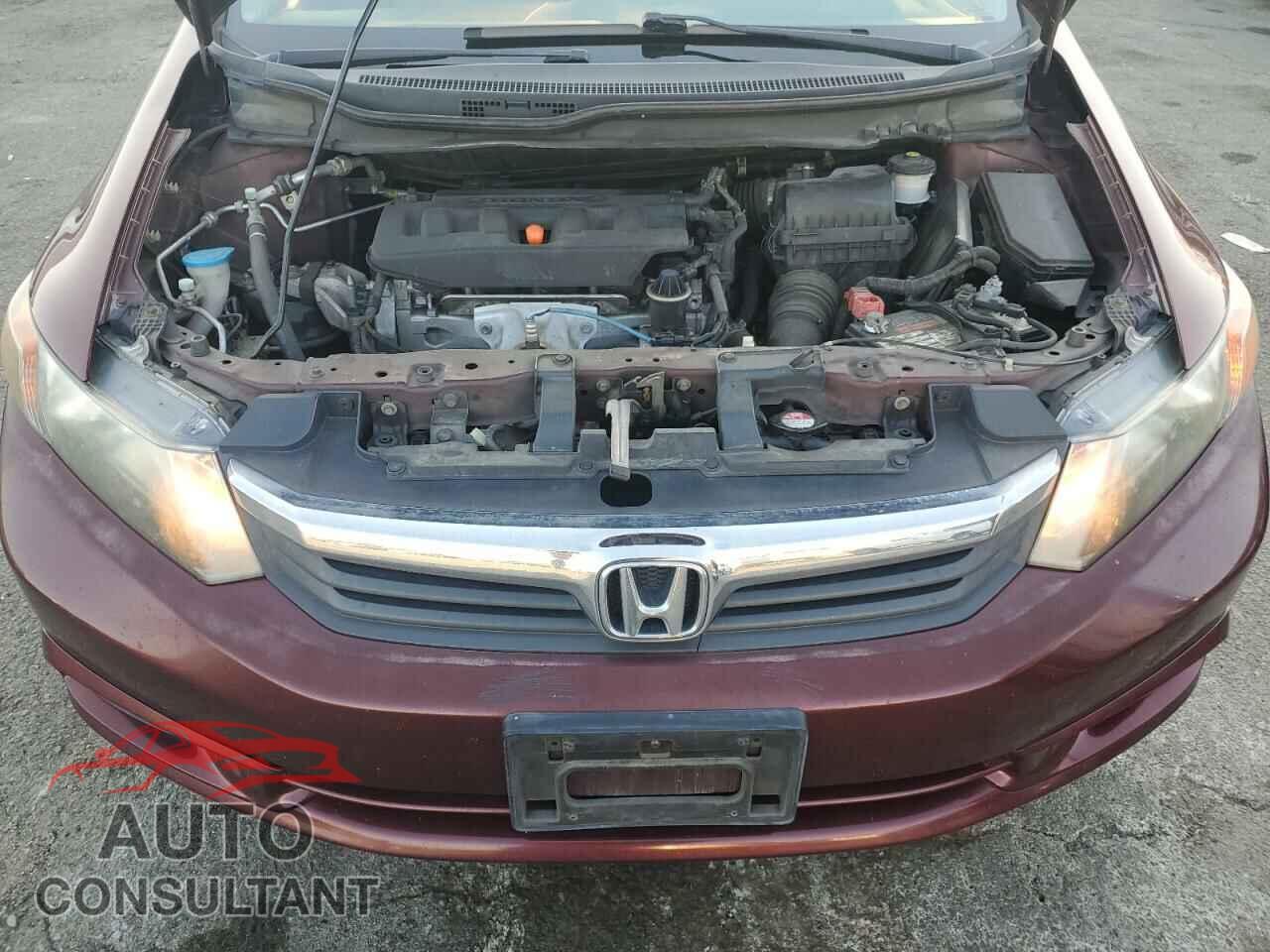 HONDA CIVIC 2012 - 19XFB2F88CE317470